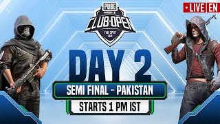 [EN] PMCO Pakistan Semi - Finals Day 2 | Fall Split | PUBG MOBILE CLUB OPEN 2020