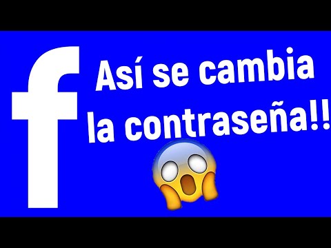 Vídeo: Com Canviar La Contrasenya De Facebook