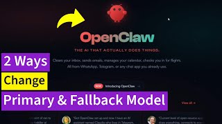 Openclaw 2 Ways To Change Primary Model Or Default Model Of Openclaw, Clawdbot, Moltbot