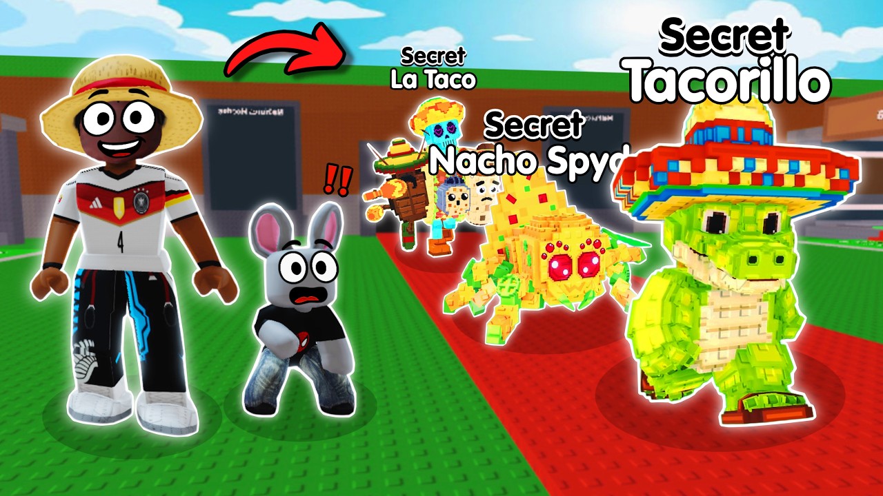 🌮 TACORILLO CROCODILLO, NACHO SPYDER e EVENTO DE ADMIN NO ROUBE O BRAINROT!