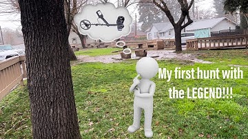 First time using the Nokta Makro Legend! — Small park hunt — Metal Detecting.