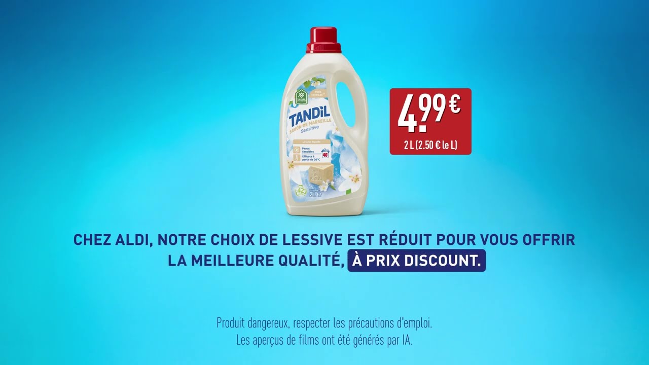 ALDI - TROP DE CHOIX, TUE LE CHOIX - Lessive