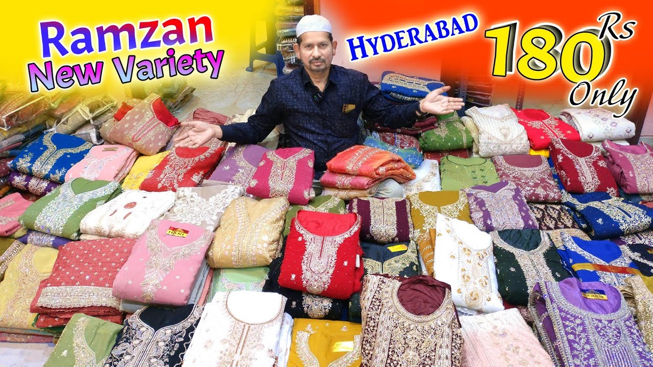 Hyderabad Wholesale Ramzan Special New Varietys 180 Rs 🚚All India Delivery🚚 || Khateeja Suits ||