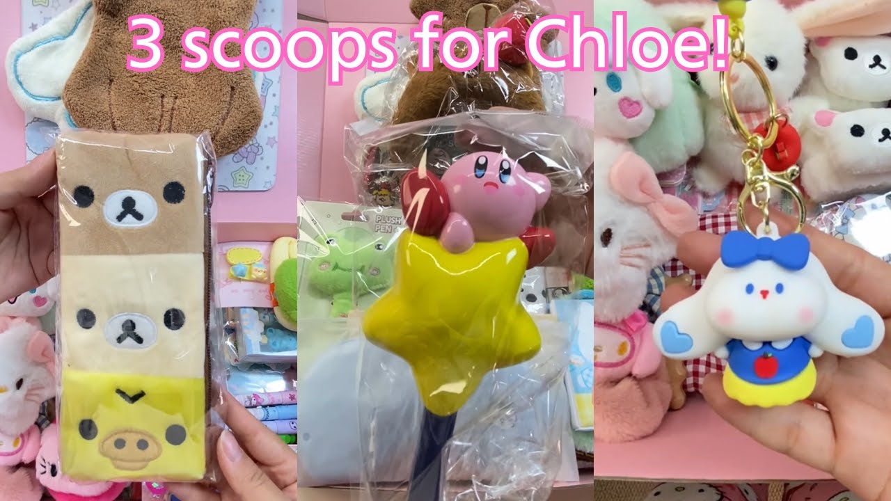 3 scoops order for Chloe! She didn't leave a note!