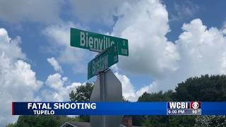 Police investigate a fatal shooting in Tupelo