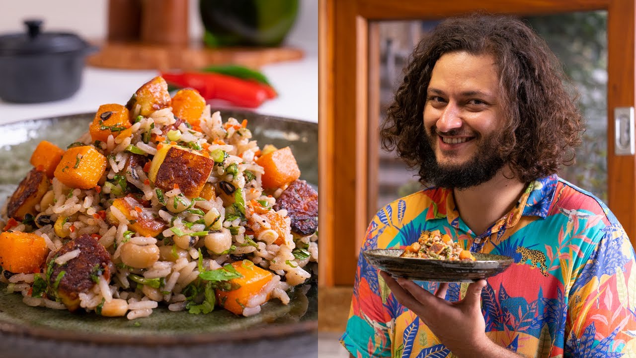 BAIÃO DE DOIS | Receitas Vegetarianas | Rafael Ribas | #FiqueemCasa e Cozinhe #Comigo