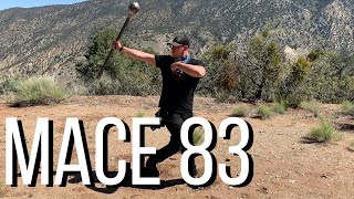 Mace 83 - outside circle with same side leg step in front 180 degree pivot