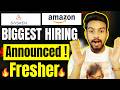 Sasken, Amazon Biggest Hiring Announced ! OFF Campus Drive For 2026, 2025, 2024 Batch | Fresher