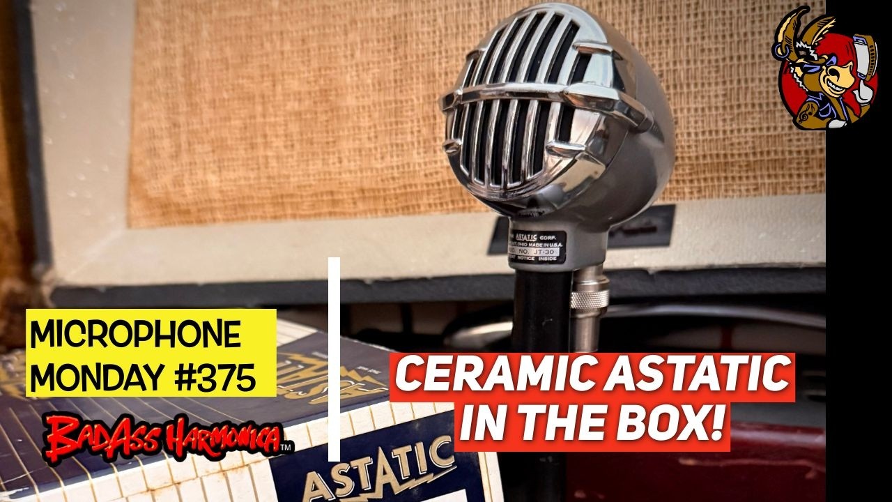 Ceramic In The Box! Best Blues Harmonica Mic | Astatic JT-30