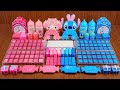 🌸 PINK vs BLUE SLIME 💙 1 Hour Satisfying Slime Battles, with Glossy Charms 🌟