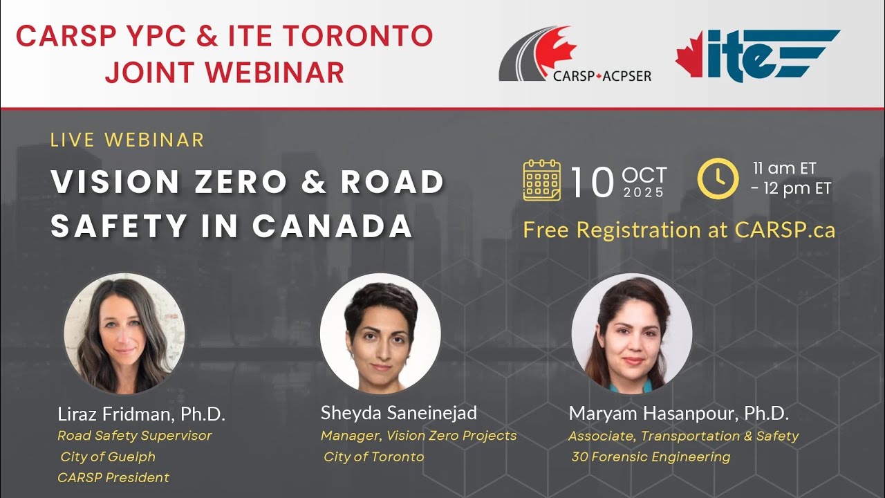 Vision Zero & Road Safety in Canada - YouTube