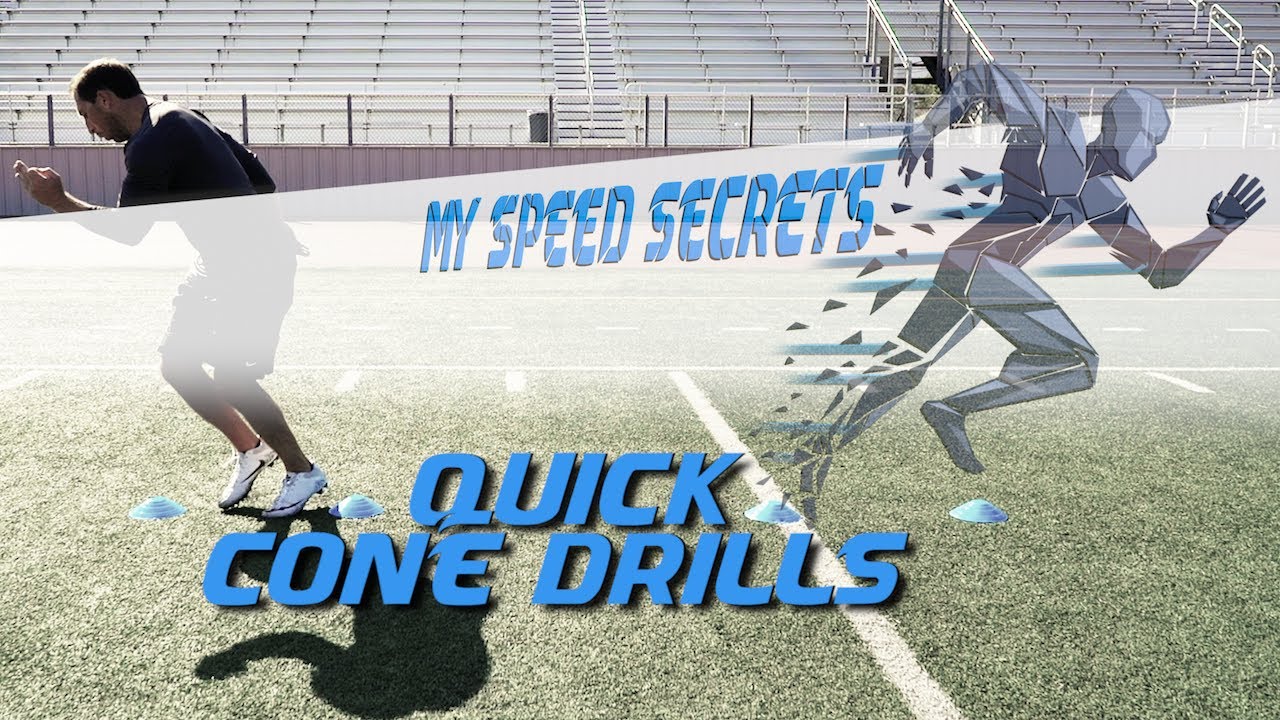 Quick Cone Drills - Athlete Speed and Agility Training - YouTube