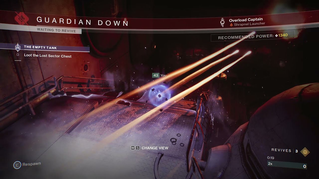 Lost sector at 1340 can't be too bad