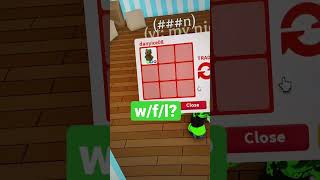 i traded my neon fr *brown bear*😱😱 in adopt me #roblox
