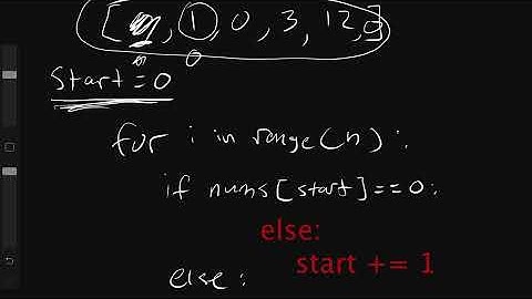 Move Zeroes - Array - LeetCode 283 (Python)
