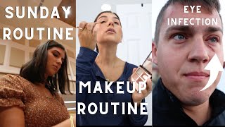 CARLIN'S MAKEUP ROUTINE || SUNDAY ROUTINE