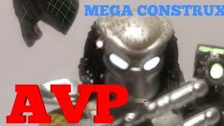 Mega construx alien vs predator (stop motion)