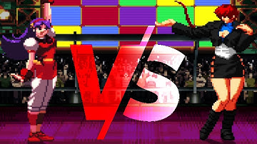 Athena Asamiya VS Shermie Mugen KOF