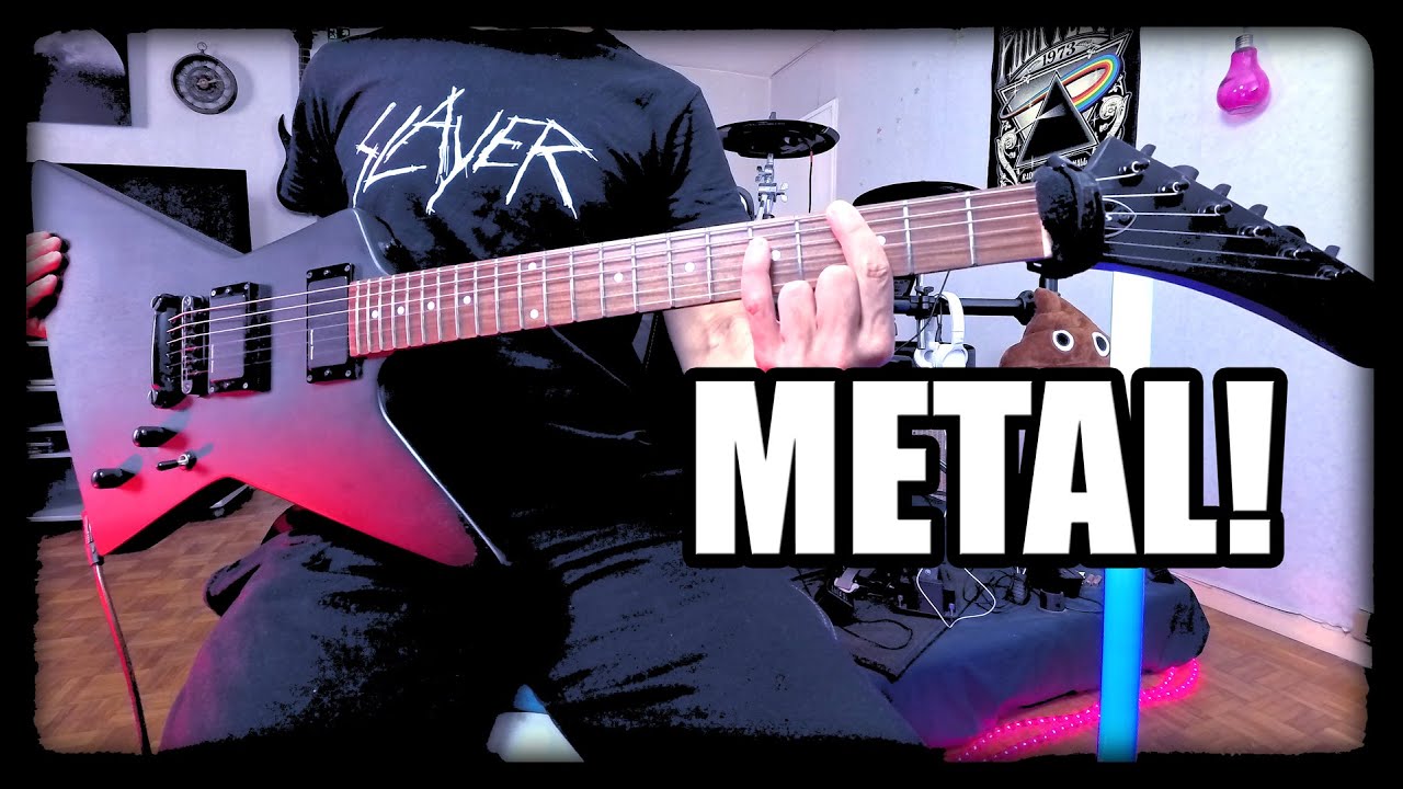 ESP GUITARS JAPAN EDWARDS E EX 125D. METAL DEMO! - YouTube