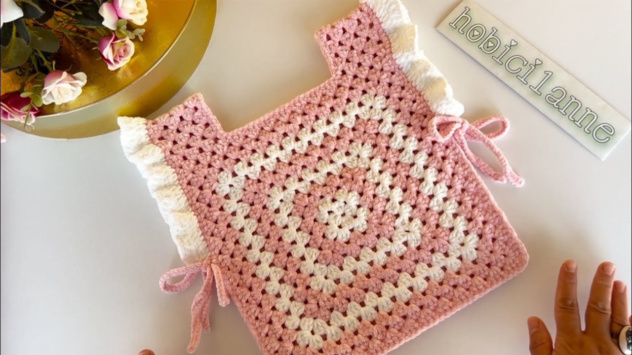 FIRFIRLI KADİFE ÖNLÜK SÜVETER #tığişi #tığörgüsü #süveter #süvetermodeli 