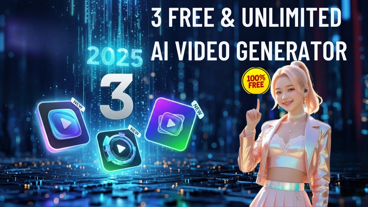 Top 3 NEW Free AI Video Generators You Missed 2025 - YouTube