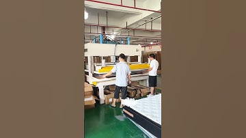 compressing the mattress the entire process of unpacking #factory #compression #mattress