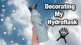 decorating my hydroflask w/ stickers | It's Caty decorating my hydroflask w/ stickers | It's Caty