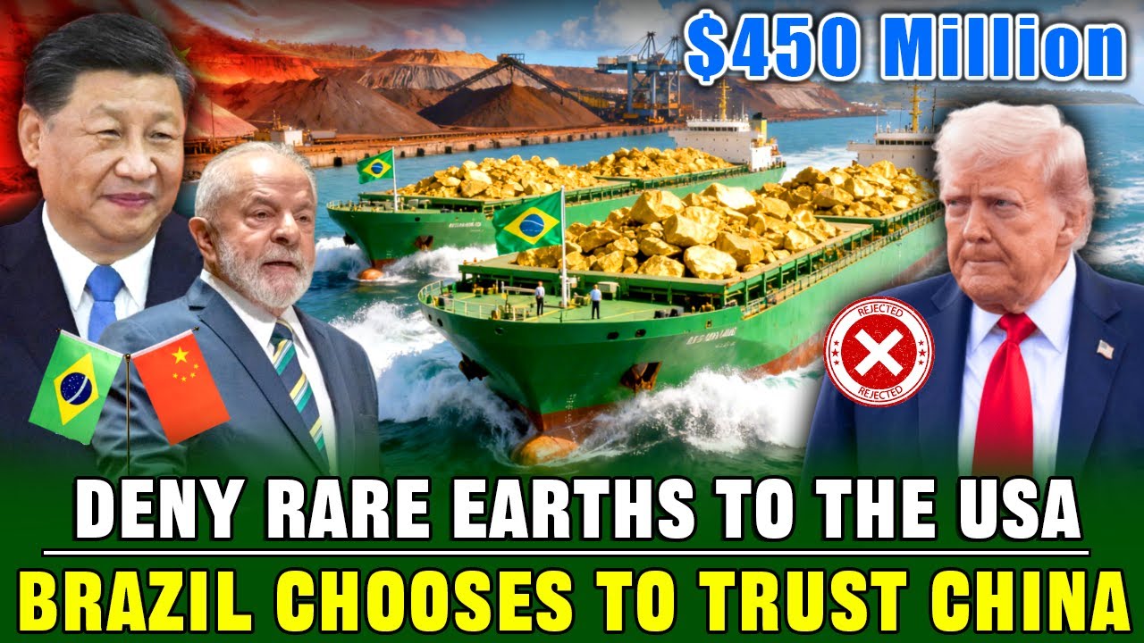 Отказ от поставок редкоземельных металлов в США | Бразилия планирует ежегодно экспортировать в Ки...