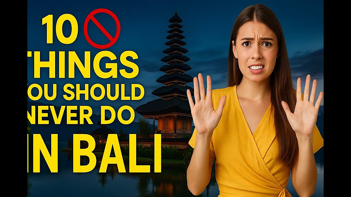 🌴 10 Things You Should NEVER Do in Bali 🌺