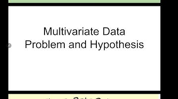 1.10 Multivariate Data - Summary Part 1 - Problem