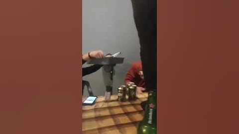 Guy Dancing on Table and Falls in as it Breaks - 1159589