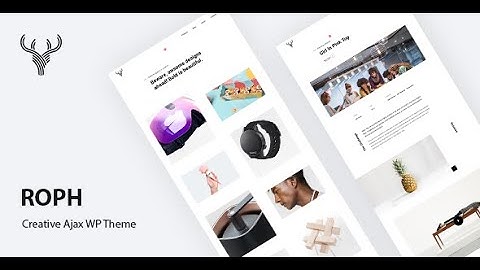 Roph - Creative Ajax Portfolio WordPress Theme