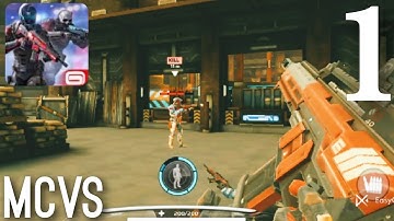 Modern Combat Versus : FPS Gameplay Part 1 New FPS Android Gameplay