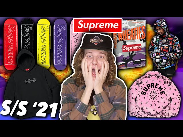 Wow...This Supreme Lookbook Is Legendary! (Spring Summer 2021) - Youtube