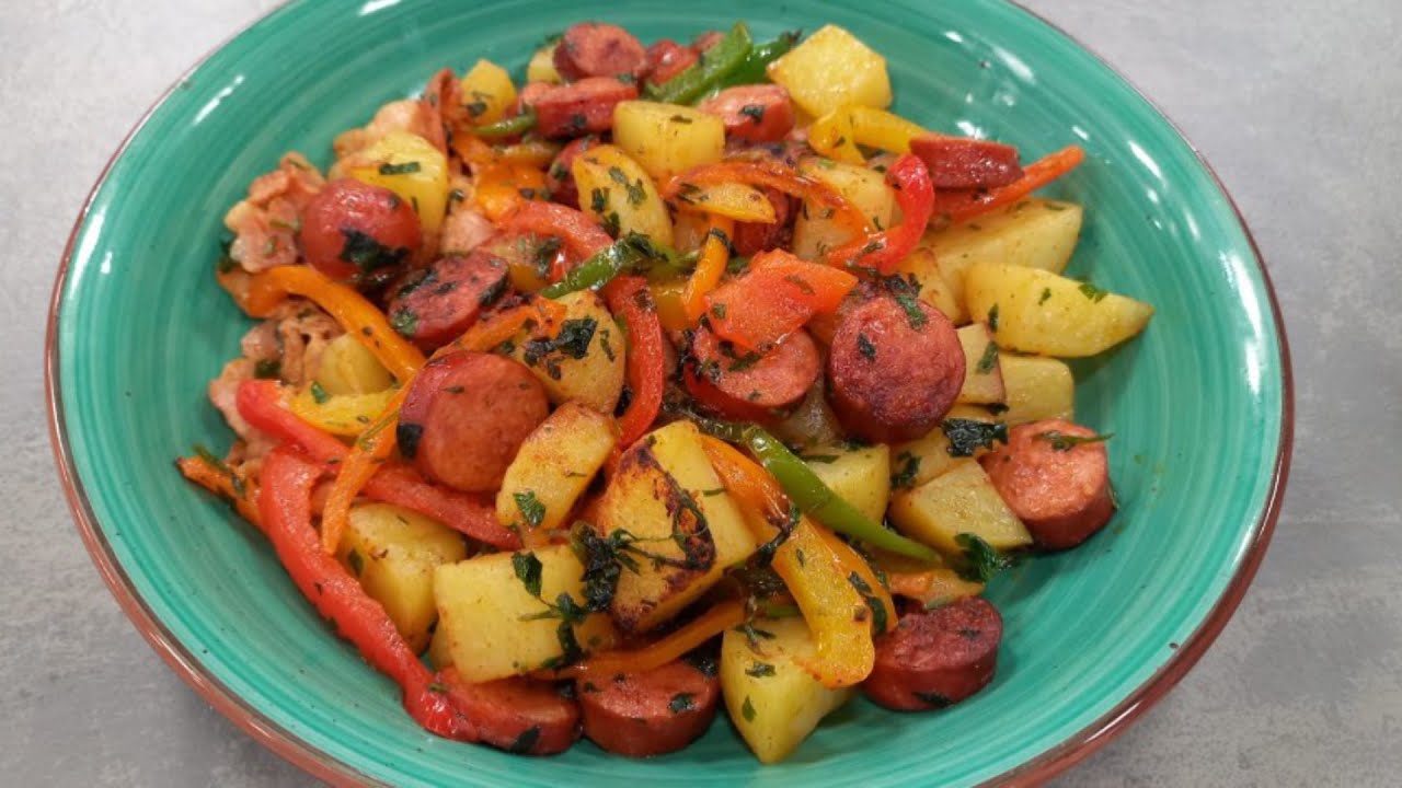 Rreze Dielli - Super shije /Patate me speca dhe llukanik nga zonja Albana