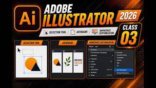 Full Class 03 | Toolbar & Workspace Customization | Urdu | Adobe Illustrator 2026 Update