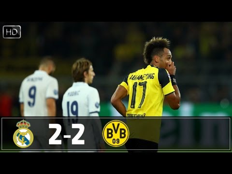 Real Madrid 2 Vs 2 Borussia Dortmund - ALL Goals and Highlights 7/12/16