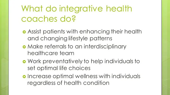 UMN Week 11: Role of Health Coaching in Integrativ...