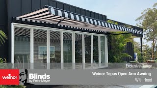 Weinor Topas Open Arm Awning with Hood