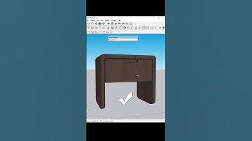 ☑️ Bedside Table Cabinet in Sketchup #shorts #sketchup #new