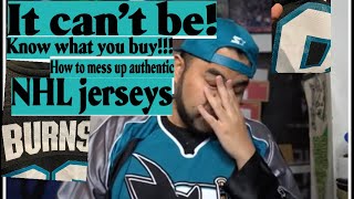 DO NOT BUY ADIDAS NHL  AUTHENTIC HOCKEY JERSEYS BEFORE WATCHING THIS VIDEO! WHAT YOU NEED TO KNOW!