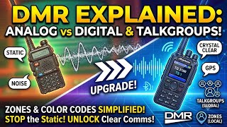 DMR Explained: STOP Using Analog? (Talkgroups, Zones & Clear Audio) #DMR #HamRadio #DigitalRadio