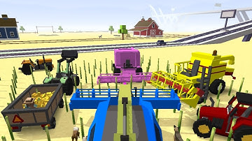 Blocky Farm and Racing | BRAND NEW CORN FIELDS #FARMINGmode | Game for Android and IOS