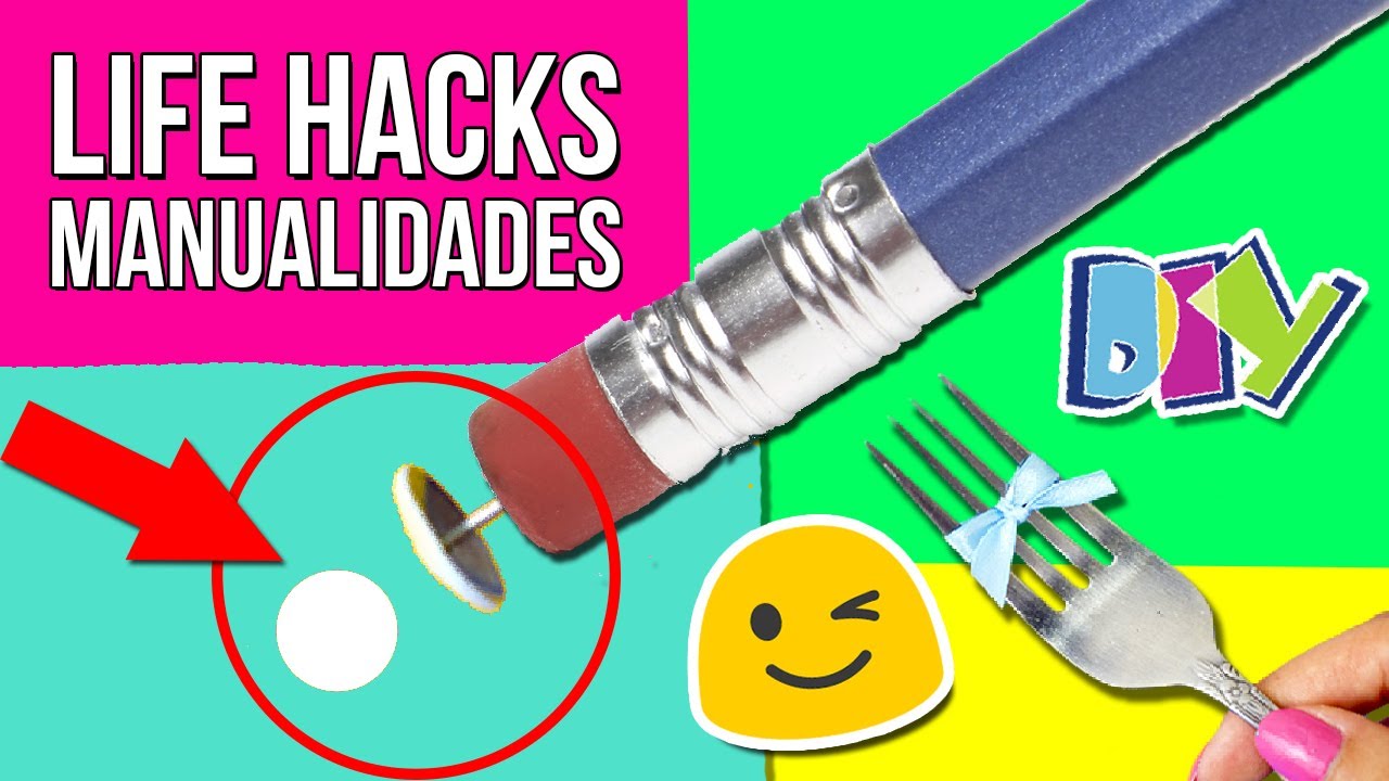 😲 ¿¿Sabías estos TRUCOS?? ️ ️ 10 Asombrosos LIFE HACKS de Manualidades