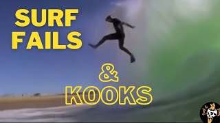 SURF FAILS COMPILATION - KOOKS AND PROS GETTING SLAMMED