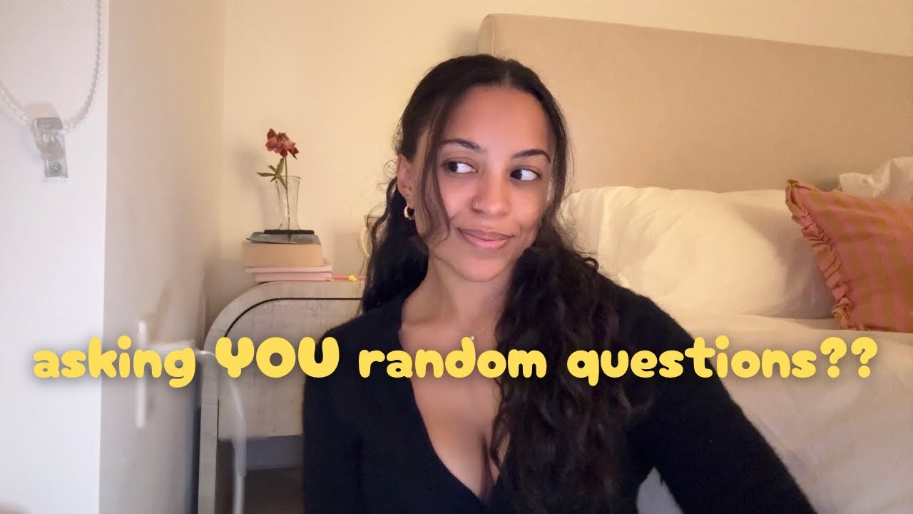 ASMR: лоу-фай, задаю случайные вопросы, жую жвачку #asmr