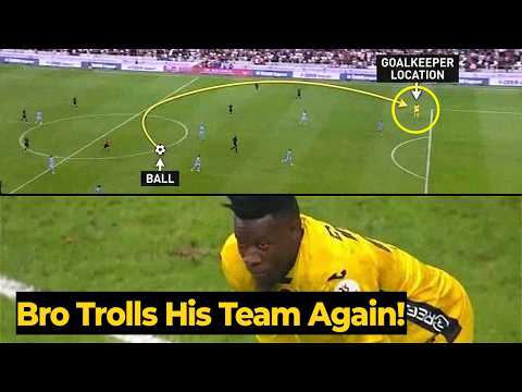 Andre Onana's Wild Charge Upfield Stuns Fans in Trabzonspor Loss 😭