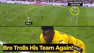 Andre Onana's Wild Charge Upfield Stuns Fans in Trabzonspor Loss 😭