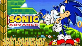 Sonic Advance Game For Touch Screen Java Mobile Gameplay And Download screenshot 1