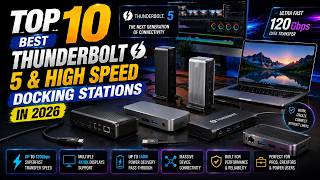 Top 10 Best Thunderbolt 5 & High Speed Docking Stations in 2026